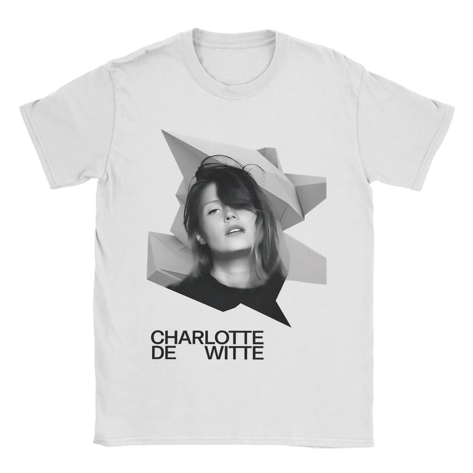 Oversized T-Shirt Beach Charlotte de Witte Novelty T Shirts  100 Cotton Tee Shirt for Men Y2K Retro Pattern Short Sleeve Tops