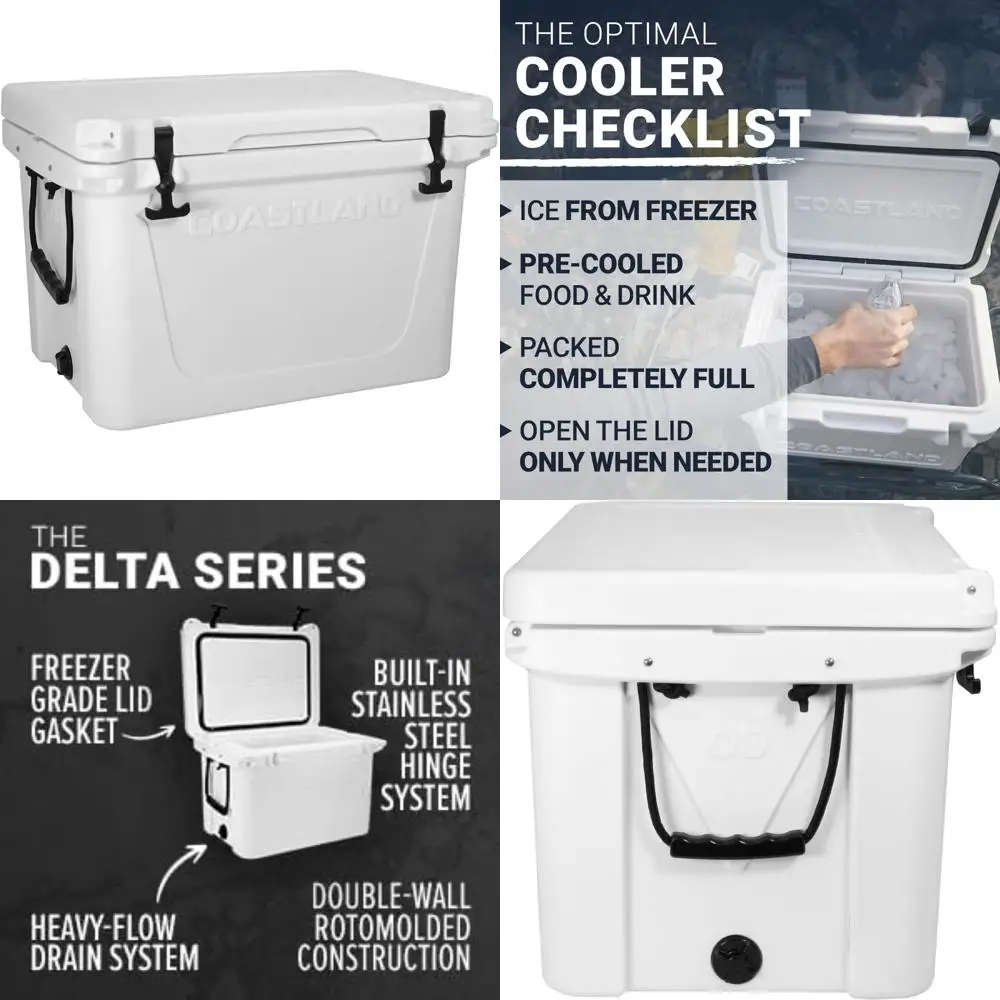 

Изолированные охладители премиум-класса с роторным слоем для повседневного использования — идеальный портативный ледяной сундук в нескольких размерах и цветах