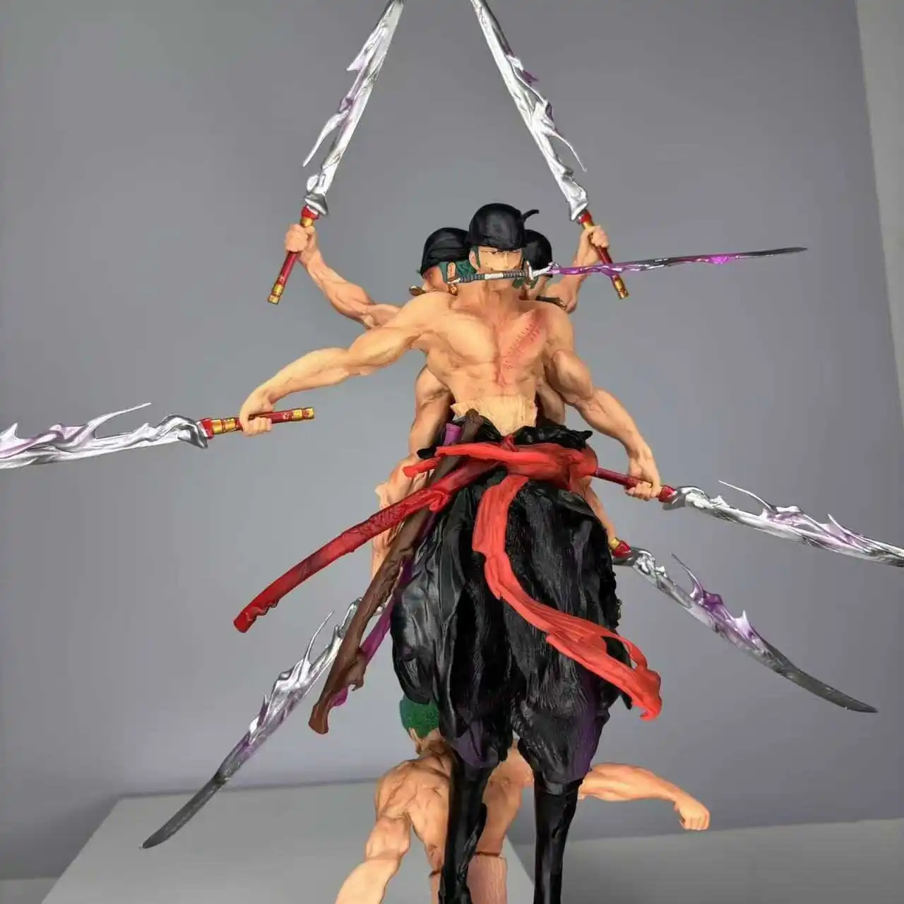 52cm ONE PIECE Santōryū Action Figure Animation Peripherals The Body Is Interchangeable Model Ornaments Desktop Display Gift Toy