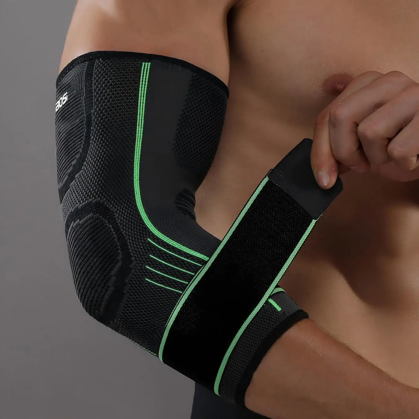 1PC Gym elastische Ellenbogenbandage Golfer Ellenbogengurte Kompressionshülse
