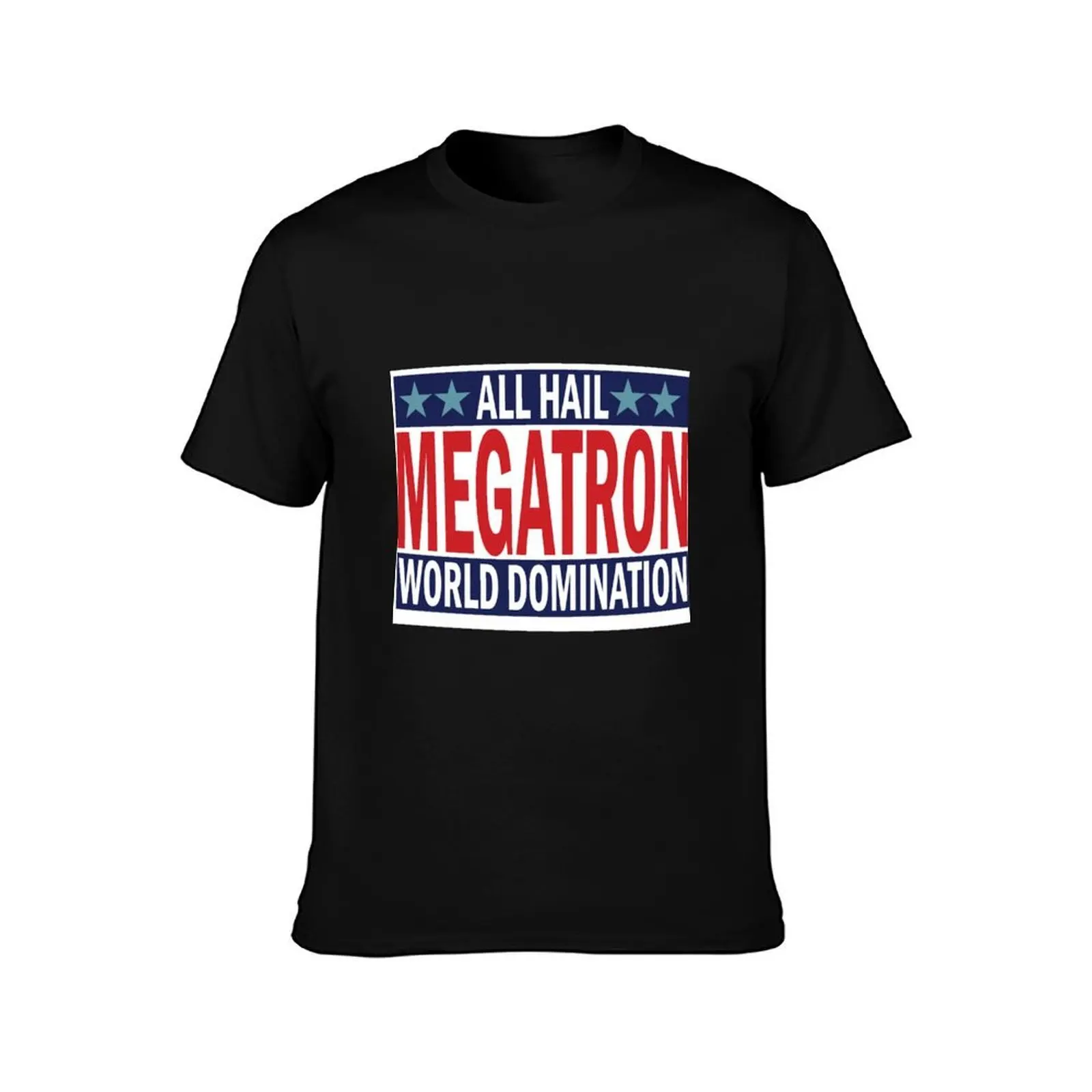 Megatron Campaign for World Domination T-Shirt Basic Casual Short Sleeve Cotton Shirt T-Shirt