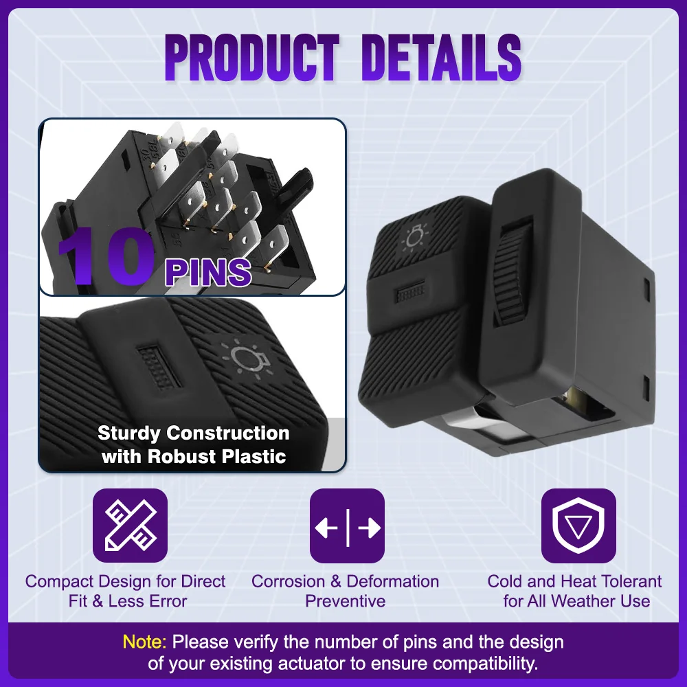 Car Headlight Fog Lamp Light Control Switch Button 357941531 For VW Passat B3 B4 Polo Transporter  Eurovan T4 LHD 