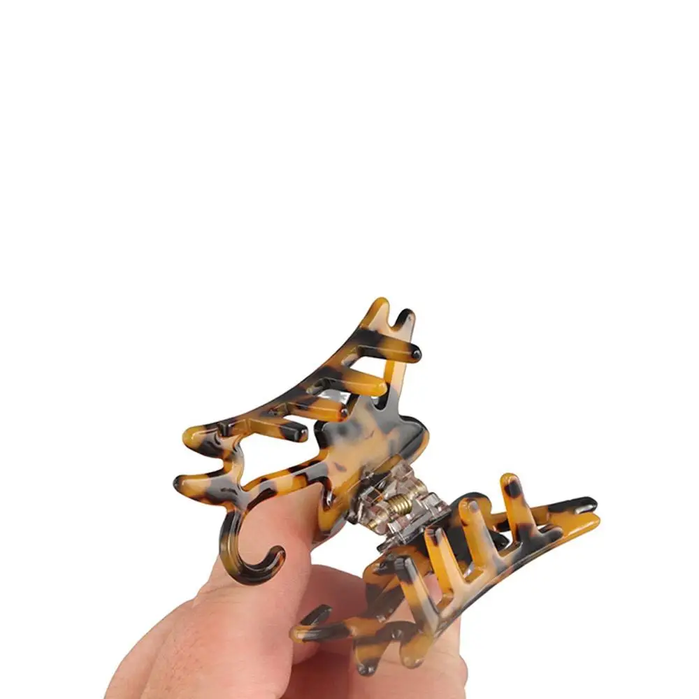 

Cute Acetic Acid Acetate Animal Cat Hair Claw Cartoon Y2k Rhinestone Hair Clip Diamond Headdress Shark Clip Girl