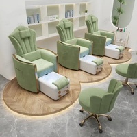 Factory Direct Sale Reclinable Custom Fabric Spa Pedicure Chair Shasitu Massage Pedicure Station for Manicure