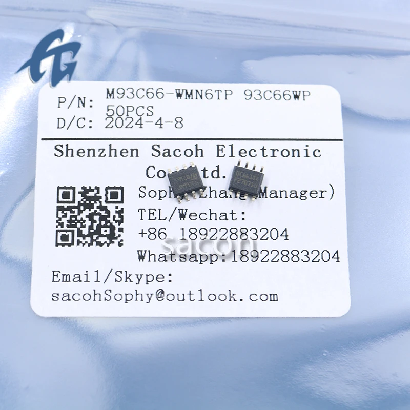 

(SACOH Electronic Components) M93C66-WMN6TP 50Pcs 100% Brand New Original In Stock