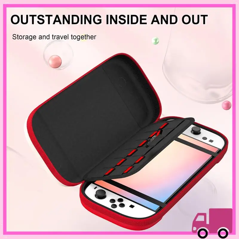 

Compact Storage Bag For Nintendo Switch 2 Protective Case Portable Game Console Carrying Bag Organiser Tote Bag Game Accessory C