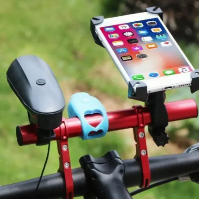 Lightweight Bicycle Handlebar Extender Aluminum Alloy Bike Extension Bar for Phone Holder Headlight Parts