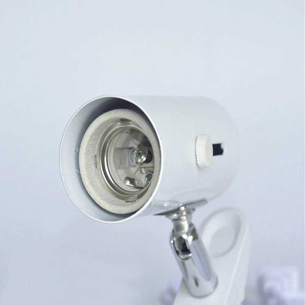 Portalámparas con Clip E27 con interruptor, lámpara LED para plantas, vitrina de belleza, Bombilla de incubadora de Acuario, luz infrarroja de
