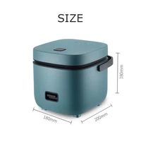 Mini Rice Cooker Automatic Household Kitchen Electric Cooking machine 1-2 People Food Warmer Steamer 1.2L Small Rice Cooker 5