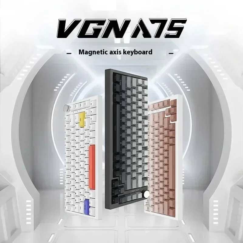 VGN A75 Magnetic Switch Mechanical Keyboard Wired Hot-swappable Customized VALORANT FPS E-sports Gaming Keyboard Gift Win Mac