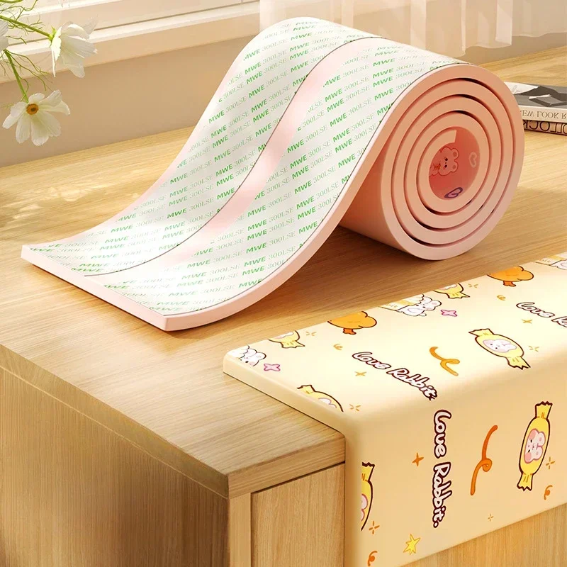 Kids Window Sill Desk Edge Guard Strip 2M Self Adhesive Wall Corner Protector Elastic Baby Safety Foam Bumper Baby Protection