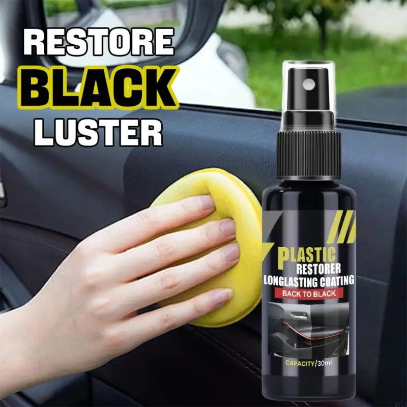 Liquid Plastic Protector Anti Aging Treatments Quick Dry Plastic Coating Treatments 30ml for Vehicles Coating Application D7YA