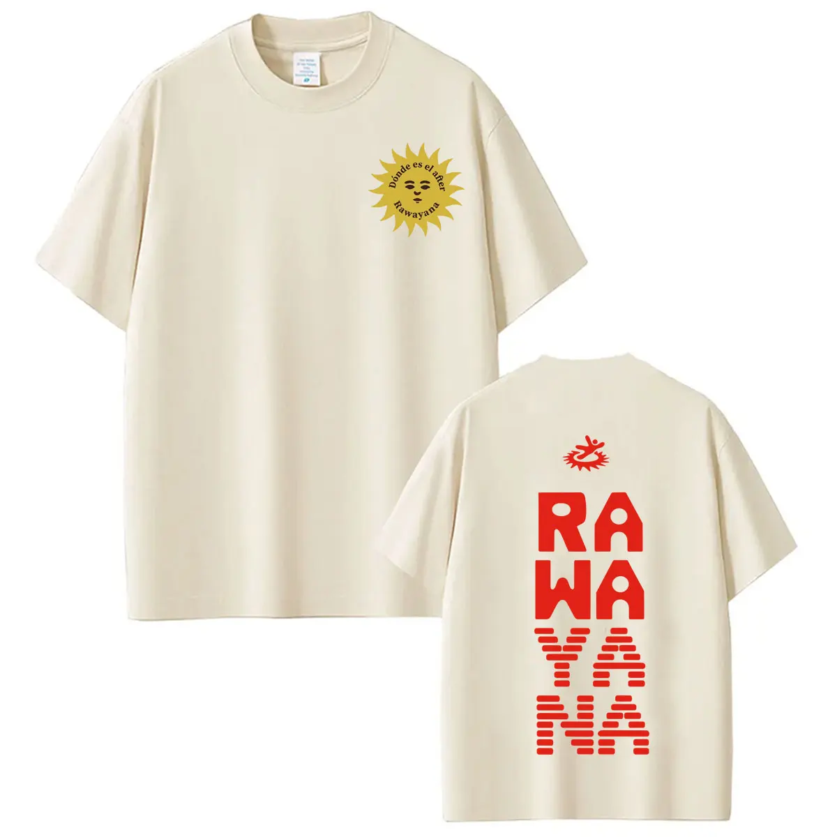 Rawayana ¿Donde Es El After? Tour 2026 Print Tee Men Women Fashion T-shirts Short-sleeved Cotton Loose Casual Fan Gifts T Shirts