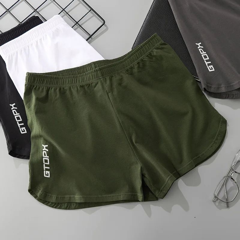

Fashion men's mid-waist thin home pants, breathable and sweat-absorbing in summer, simple solid color GT601