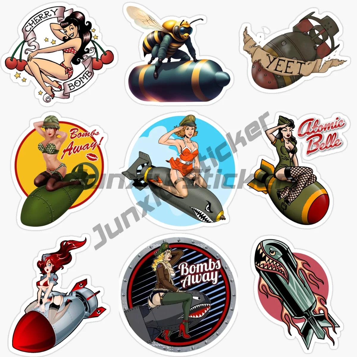 

Pistons Poster Girl Car Sticker Window Laptop DIY Decal Guitar Cover Scratches Exterior Decor Decal