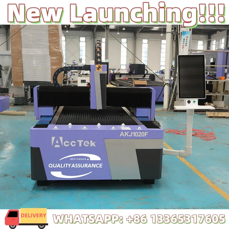 Fast delivery Mini 1020 laser cutting machines Au3tech 1500w 2000w Automatic control Efficient Laser cutter for Metal factory