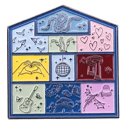 Lover albums charming house Collection Decoration tailor fans gift inspired Enamel Pin diverse aesthetics Enamel Pin Christmas