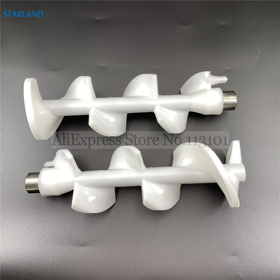 A Pair White Scraper Rods Mixing Shaft Spare Parts Replacement Of A116 Soft Serve Ice Cream Machines Accessories 28.4cm Length