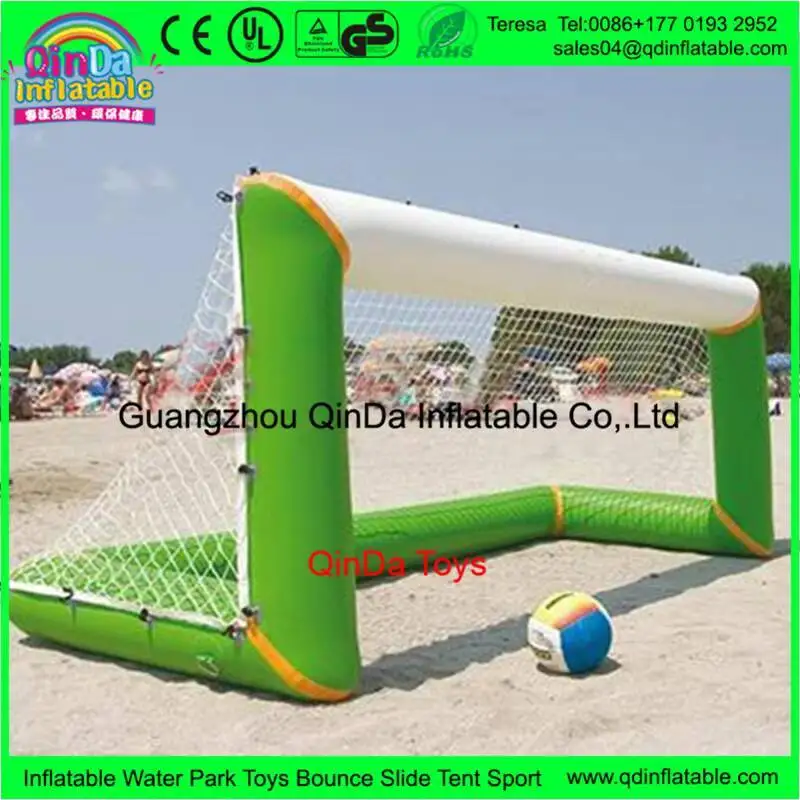 

ach Game Kids Shooting Practise Inflated Soccer Goal Set Inflatable Water Sports
