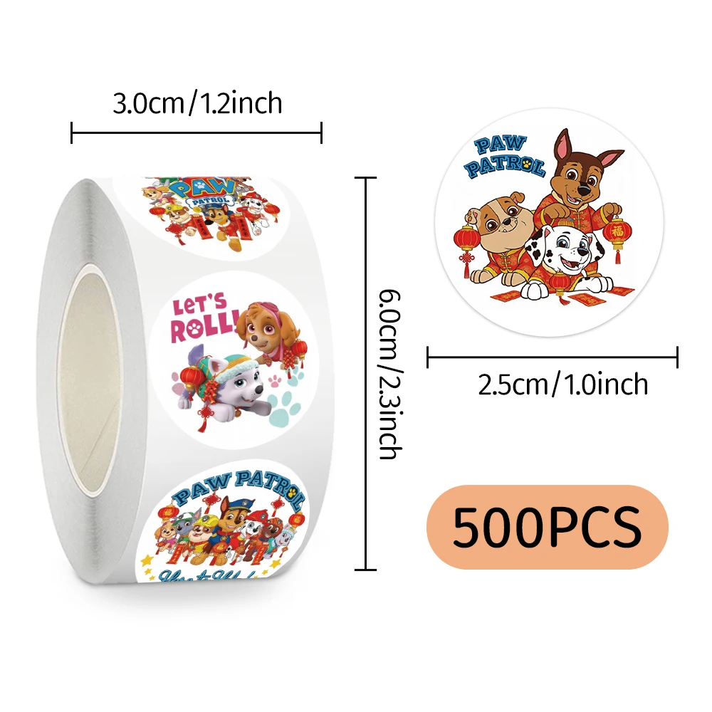 500Pcs/Roll Happy N…