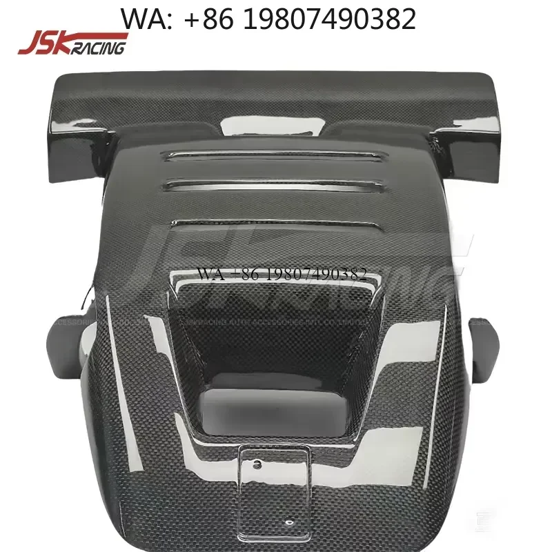 Wmwmnu Dry Carbon Fiber Engine Cover for 2024 2025 Purosangue Fuv OEM Style Replacement Auto Parts Accessories