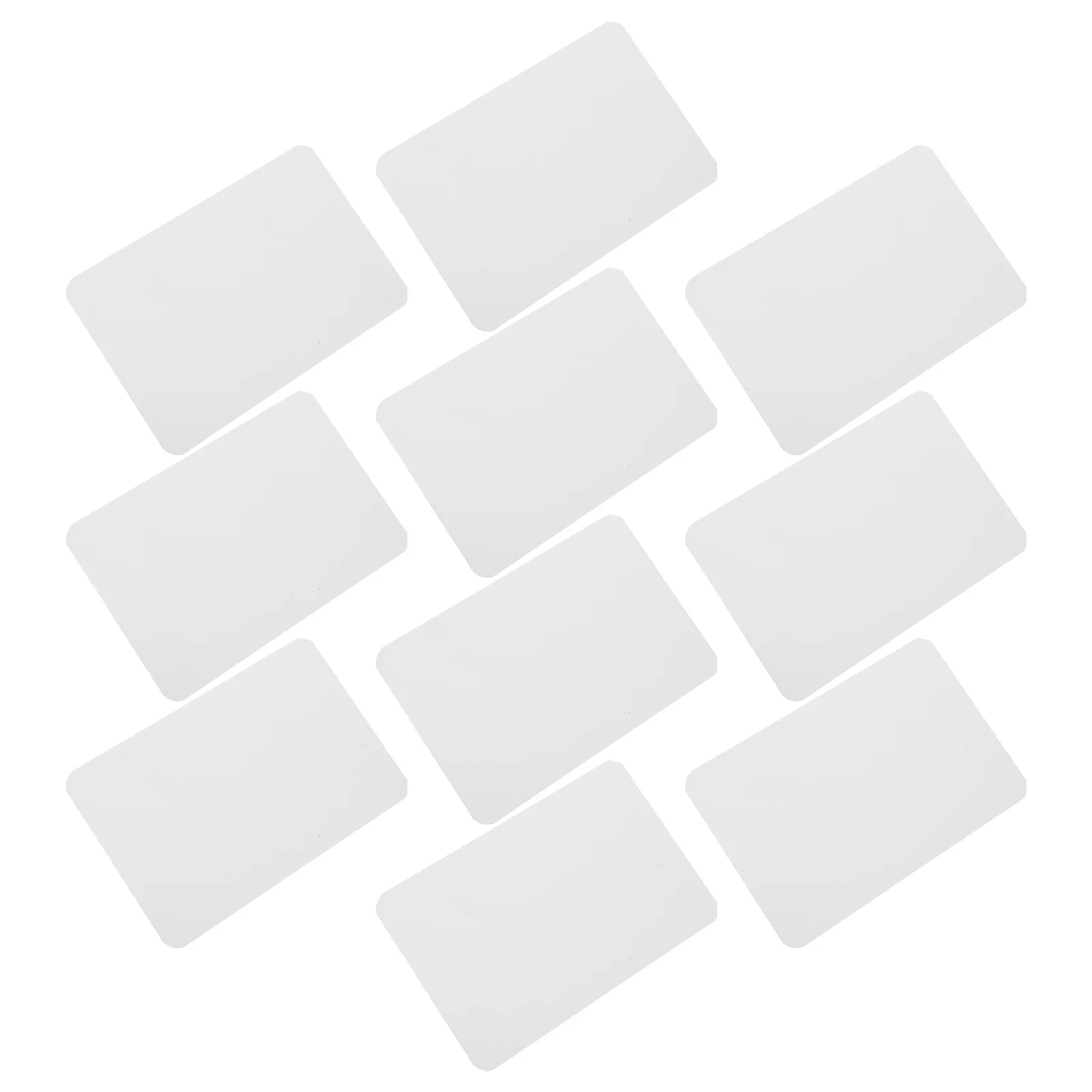 10 قطعة علامات عرض الأسعار مقاومة للاهتراء ABS حامل ملصقات الرف لمتجر سوبر ماركت عرض سبورة صغيرة رسم السبورات السوداء