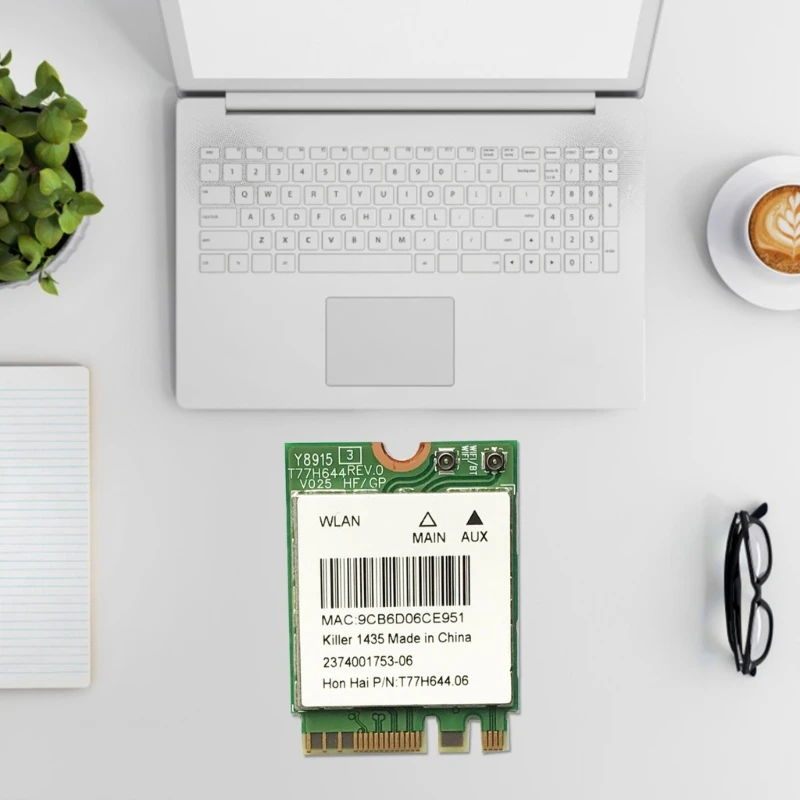 Оригинальная беспроводная карта Killer 1435AC 1435. 2-ngff интерфейс BT4.0 1200M