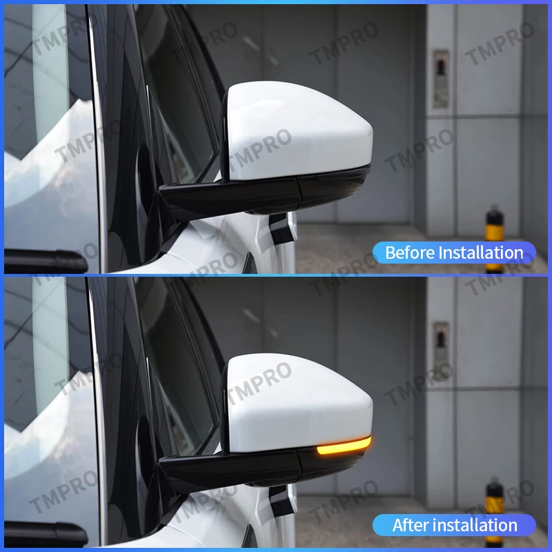 TMPRO Dynamic LED Mirror Turn Signal Light For Range Rover Evoque Velar L560 Jaguar F-Pace X761 X540