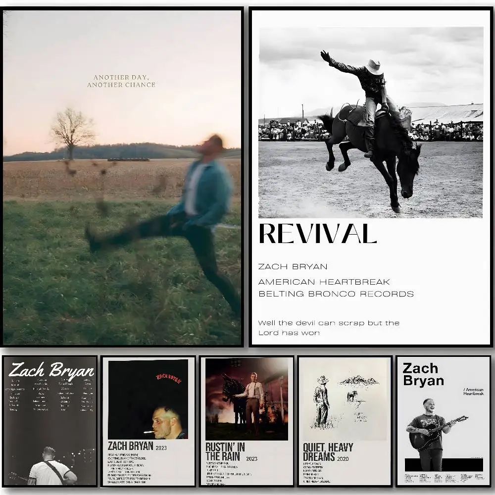 Gli adesivi autoadesivi Z-Zach SINGER B-Bryan Poster sono adatti a qualsiasi superficie murale impermeabile a prova di umidità