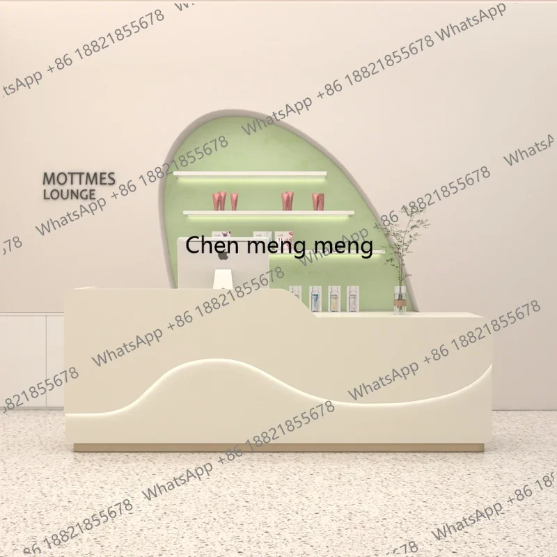 

E136 Простые современные стойки ресепшн для салонов красоты, магазинов одежды, баров, а также для художественных студий и компаний. Мебель для зон ожидания.