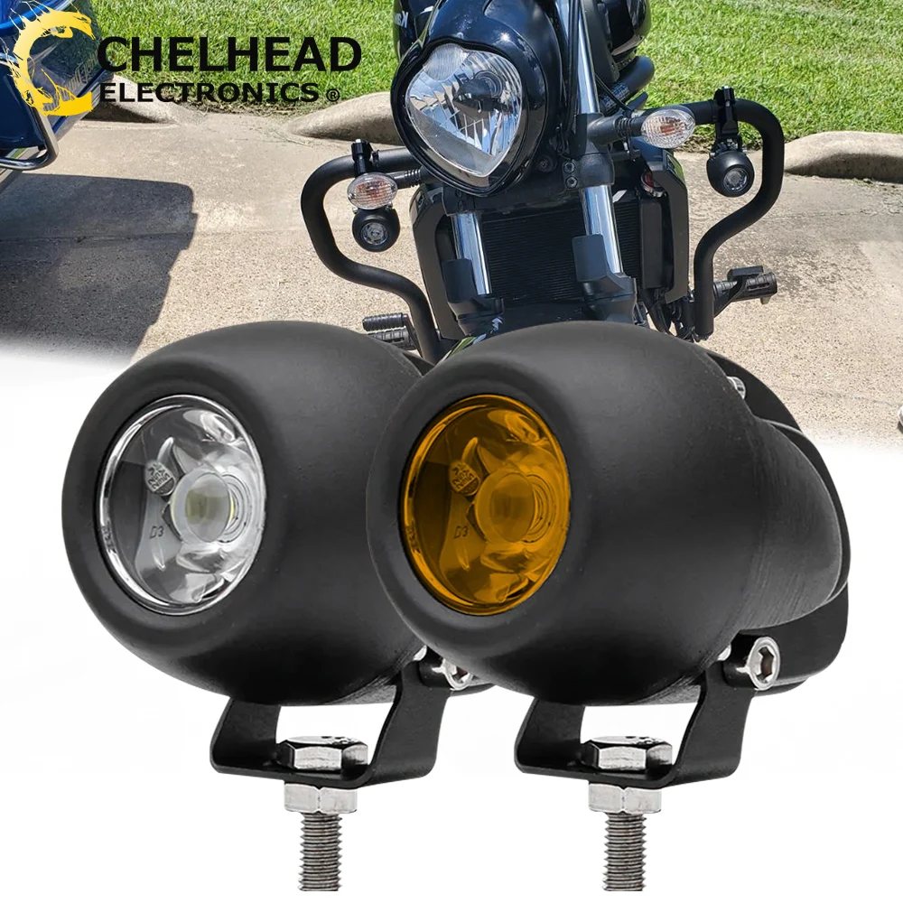 

Motorcycle Led Light Fog Headlight Spot Beam Faros Auxiliares Moto 20W 2000LM Universal 12V 24V Motos Autos ATV Driving Bulb