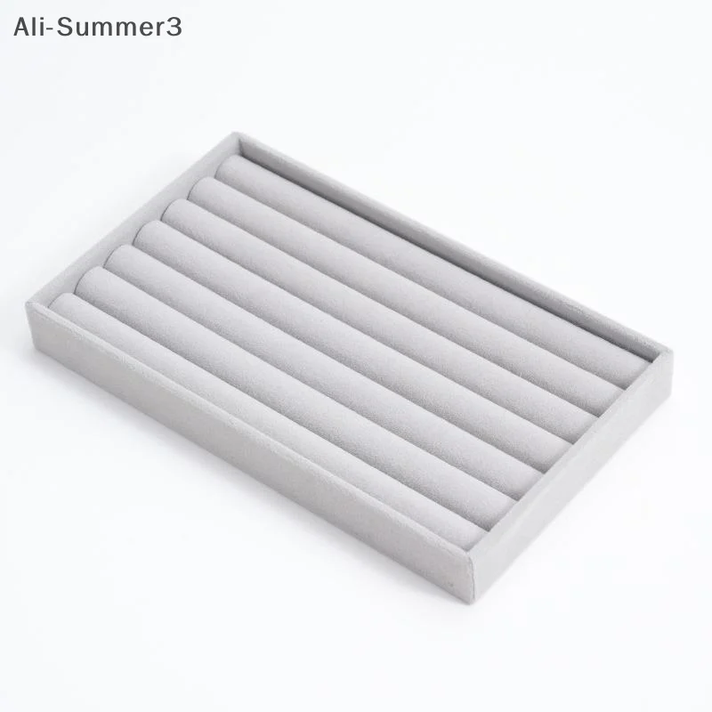 صندوق تخزين المجوهرات المخملية، أقراط وقلادة وخاتم وسوار، حامل عرض المجوهرات، صينية ذهبية للمجوهرات #3