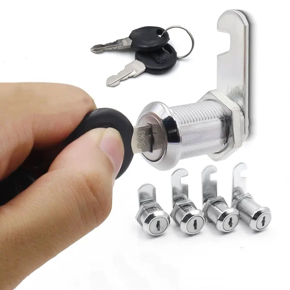 1 Pc Letter Box Cam Cylinder Locks Door Cabinet Mailbox Drawer Cupboard With 2 Keys Security Furniture Locks 16mm 25mm 30mm