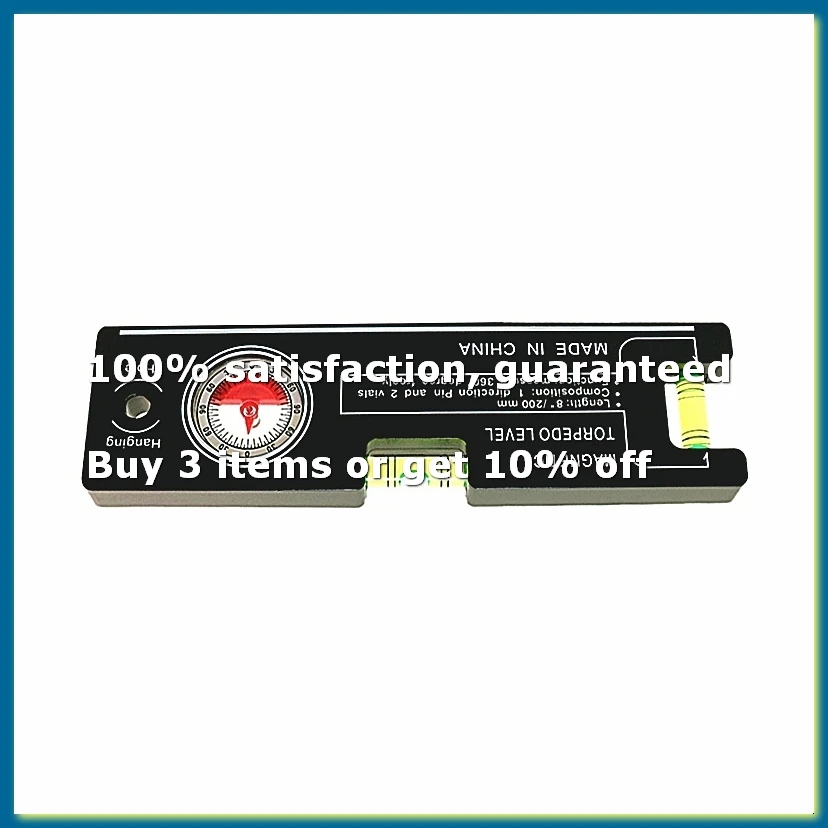 AliExpress – High Precision 200mm Magnetic Level Ruler ABS Millimeter Scale Angle Gauge Level Building Measuring Leveler Tools-A49I