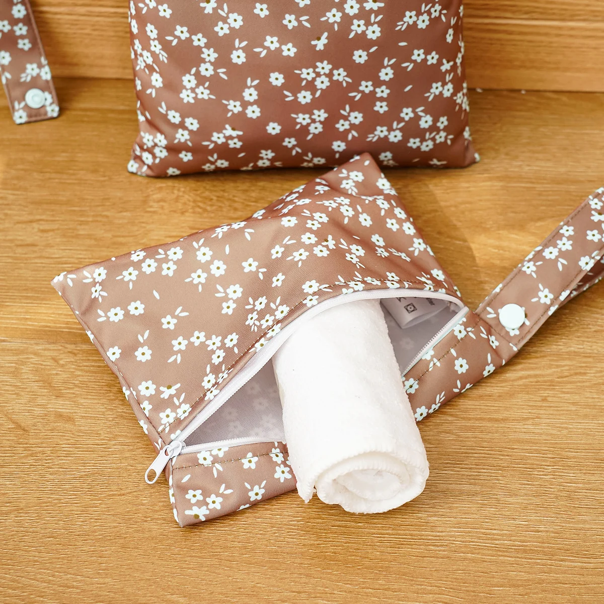 Kangobaby Set da 2 pezzi Borsa portaoggetti multifunzionale per coperte per bambini Borsa per pannolini da viaggio lavabile