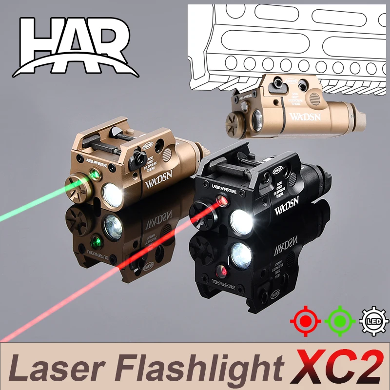 

WADSN New Upgraded MAWL-C1 Tactical Airsoft Nylon plastic CNC LED Aiming MAWL Red Dot Green Blue Hunting Weapon Lights IR Laser