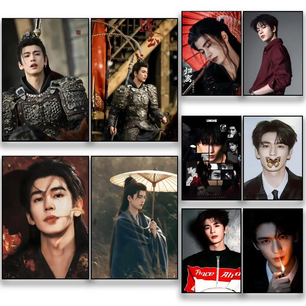 Actor Chinese Z-Zhang Linghe Poster HD Removable Wall Art Gift Bedroom Lounge Dorm Office Gaming Cafe Bars