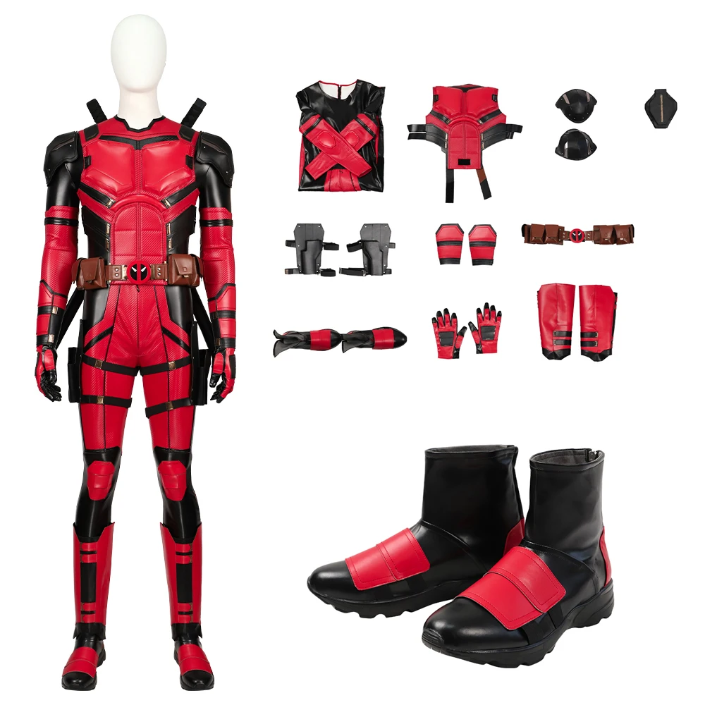 

DP3 Mr. Pool Warrior Cosplay Costume Halloween Carnival Christmas Outfit Arrival Hero Role-playing Complete Jumpsuit Vest Belt