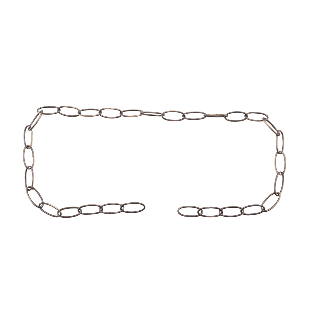 ห่วงโซ่หนัก 1 เมตรสําหรับโคมไฟแขวนโคมระย้าสไตล์วินเทจ, สีบรอนซ์สีเขียว