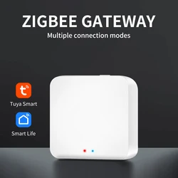 Smart Home ZigBee 3.0 Gateway Hub APP Control Ethernet Bridge Works with Home Assistant Bluetooth WIFI Wireless