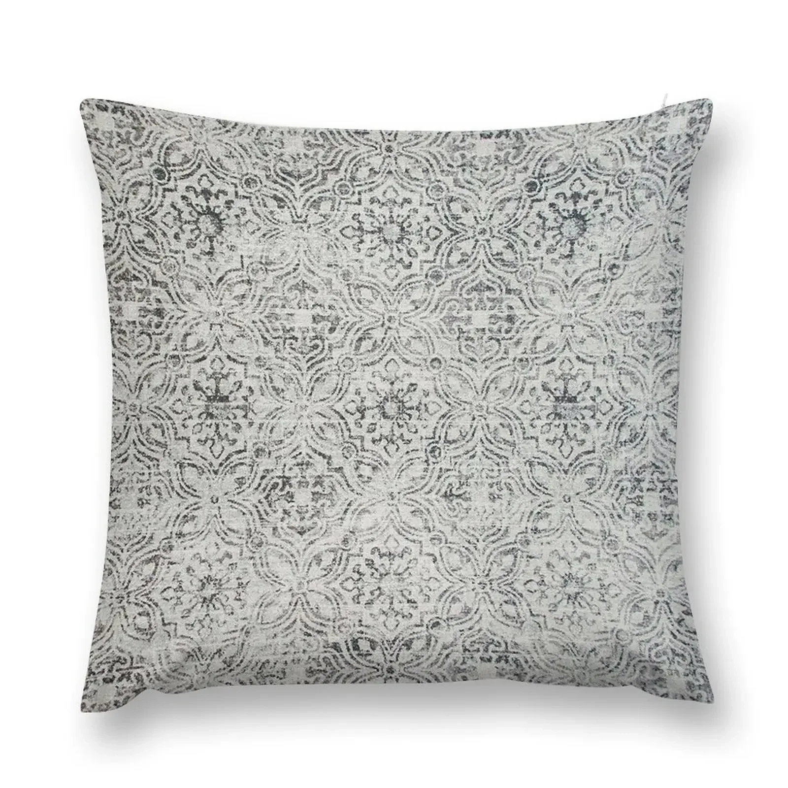 

Mosaic Tile - Gray Throw Pillow Cushion Cover Luxury Decorative Cushion covers for pillows pillow