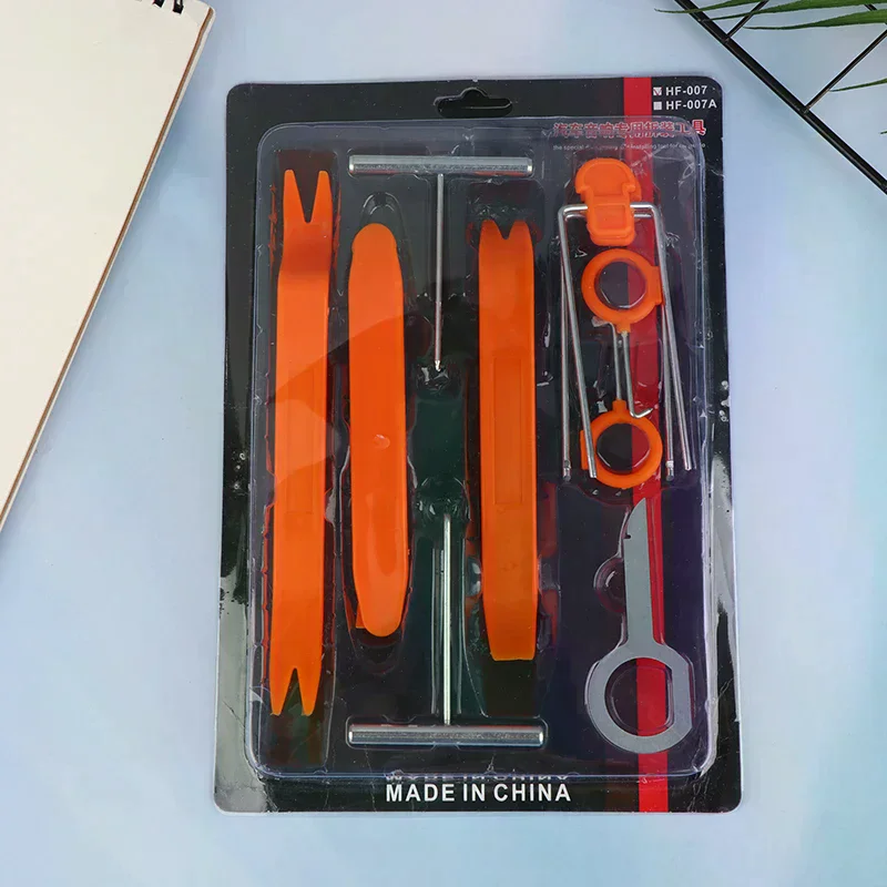 

12 шт./компл., наборы инструментов для снятия обшивки панели дверных зажимов 4 в 1, автомобильная дверная панель, аудиозажим для отделки приборной панели, инструмент для удаления, установки и ремонта