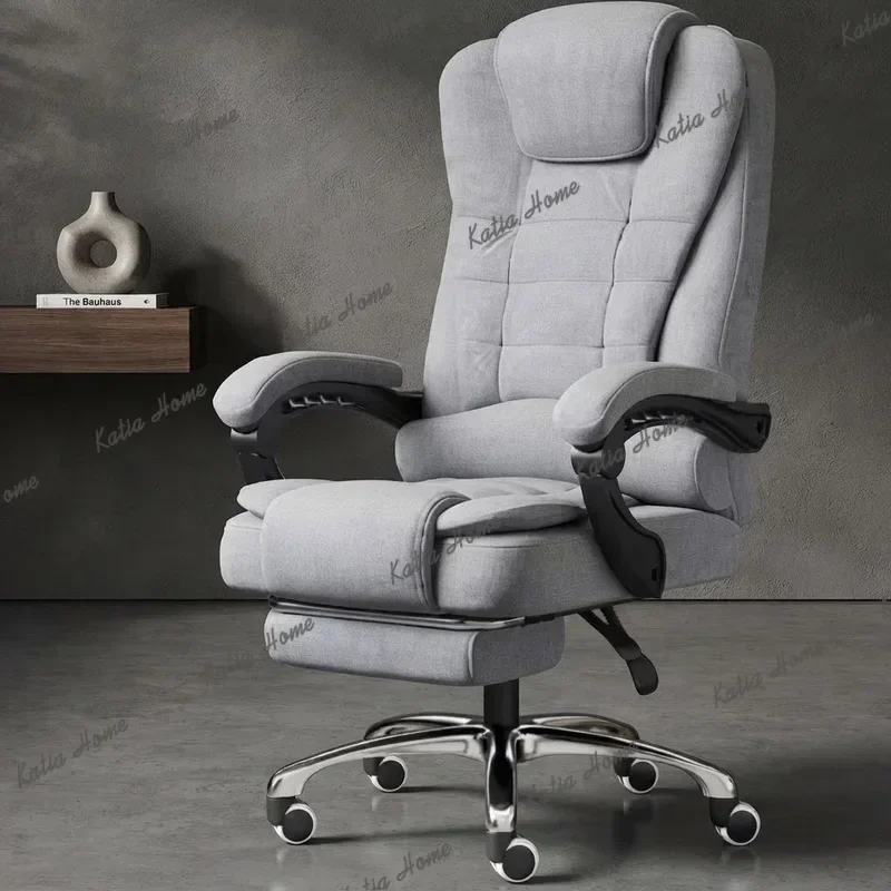 LSComfortable Lumbar Support Office Chairs Ergonomic Swivel Adjustable Height Computer Desk Chair Gaming Armchair for Home Offic