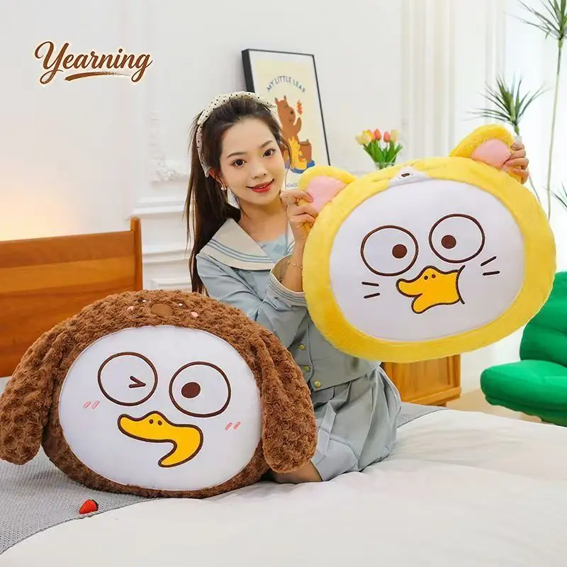 

Cute Transformed Duck Plush Pillow Soft Stuffed Cushion Ideal Birthday Gift for Boys Girls Home Bedroom Sofa Decor