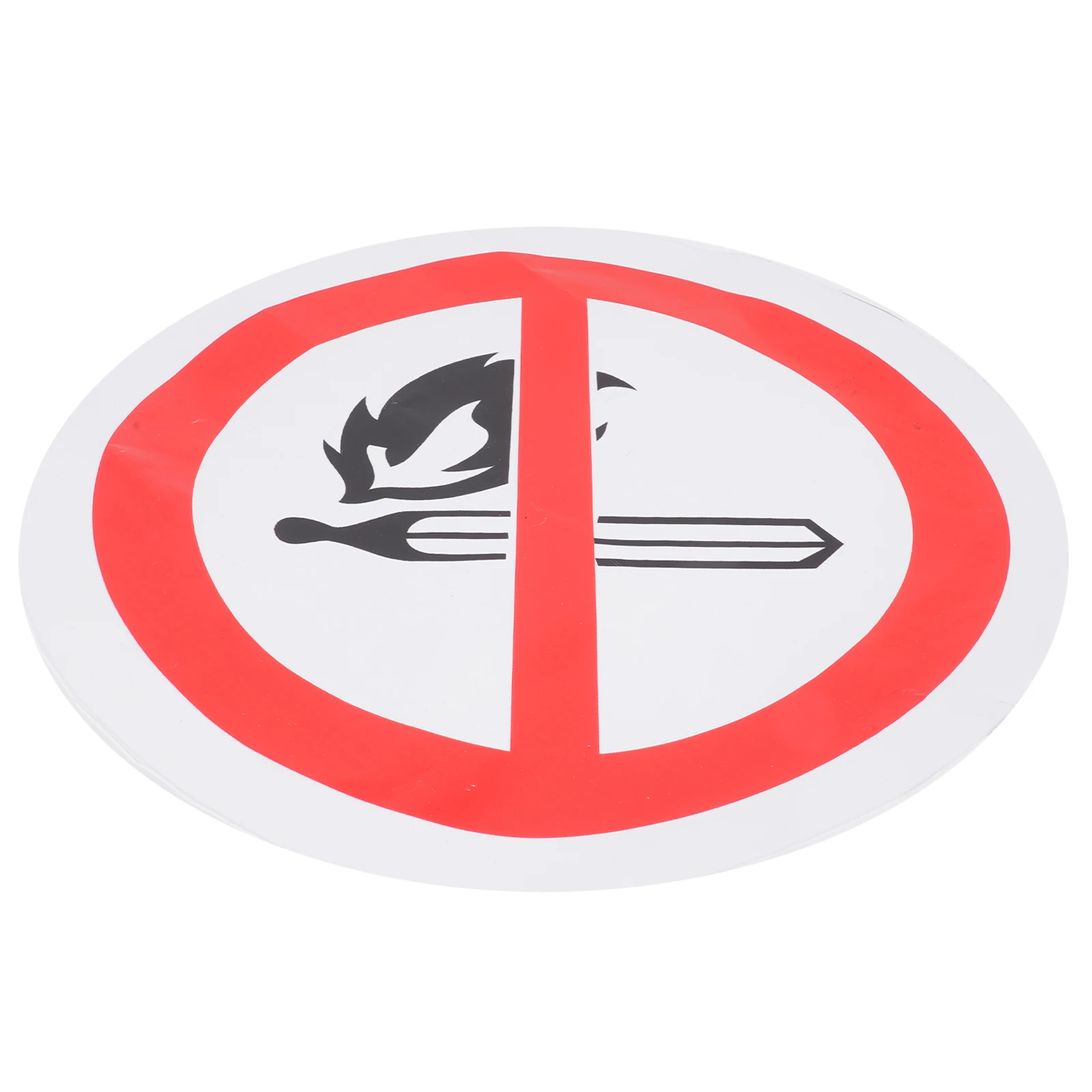 

Warning Signs No Open Flames Sticker Stickers Self Adhesive Pvc Caution Fire Safety Decals