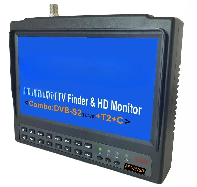 Finder DVB-S2 DVB-T/T2 DVB-C Combo Digital Satellite Meter Finder H.265 Satellite TV Receiver