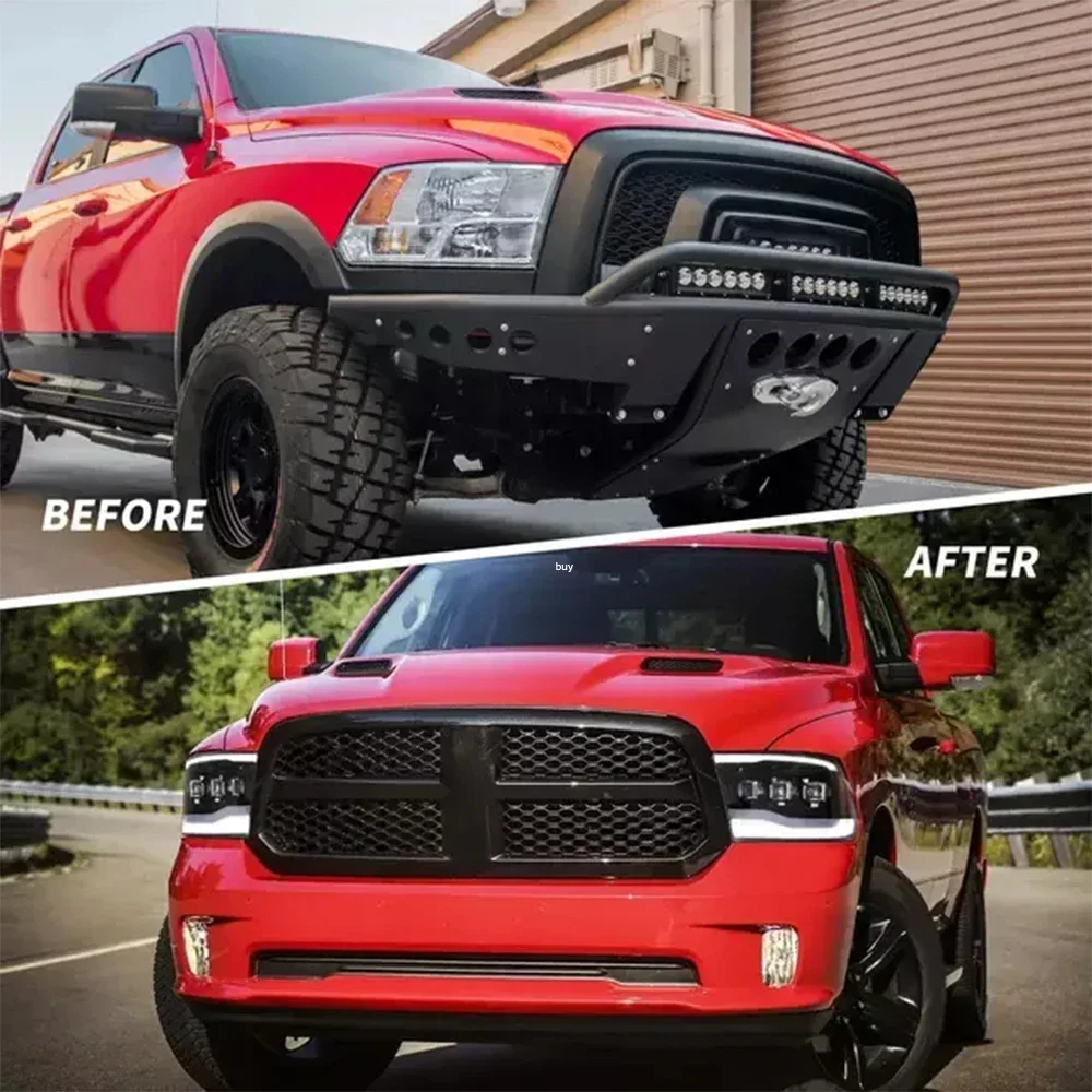 

Car Front Lamps For Dodge RAM 1500 2009-2018 LED Car Front Lamps Assembly Upgrade Dynamic DRL 3 Projector Lens Tool Accessories