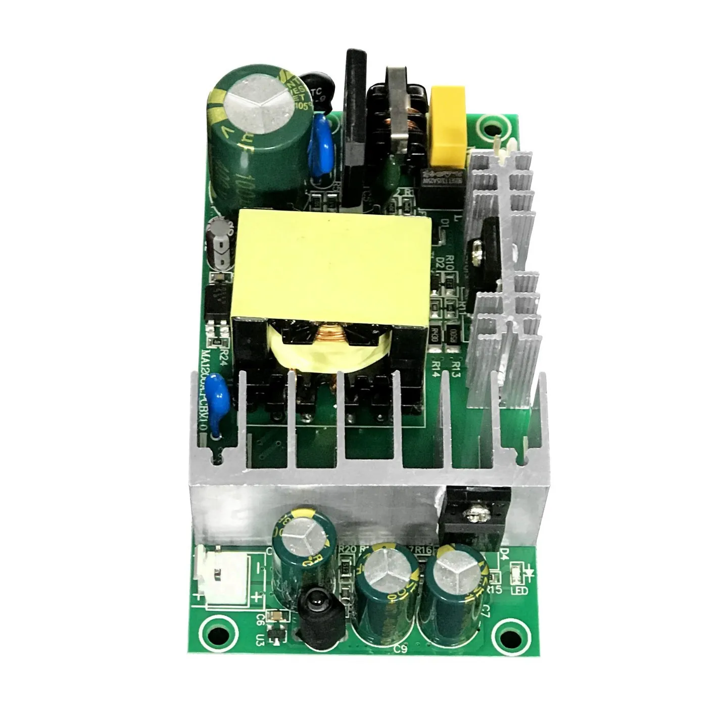 ضمان 12V8A لمدة عامين 100 وات تحويل التيار الكهربائي لوحة عارية تصميم الشركة المصنعة 12V8A لوحة عارية لإمداد الطاقة