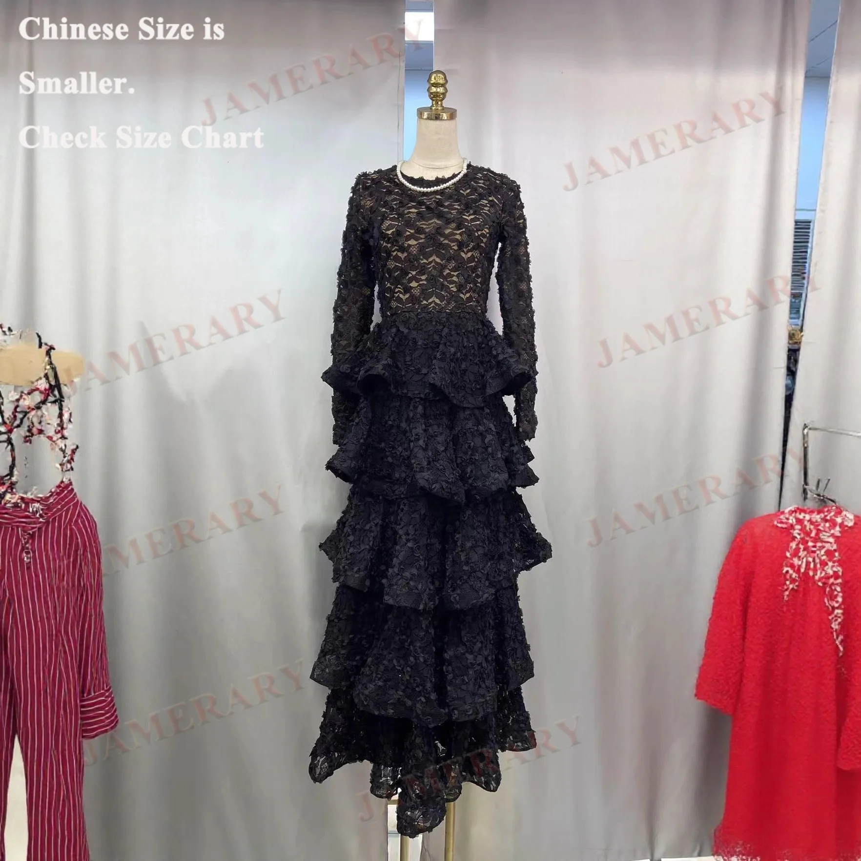 Abiti da sera lunghi da sera formale di lusso estivo Abiti da donna con maniche autunnali per feste da ballo Maxi abito da donna Designer di marca di qualità fiore 3D