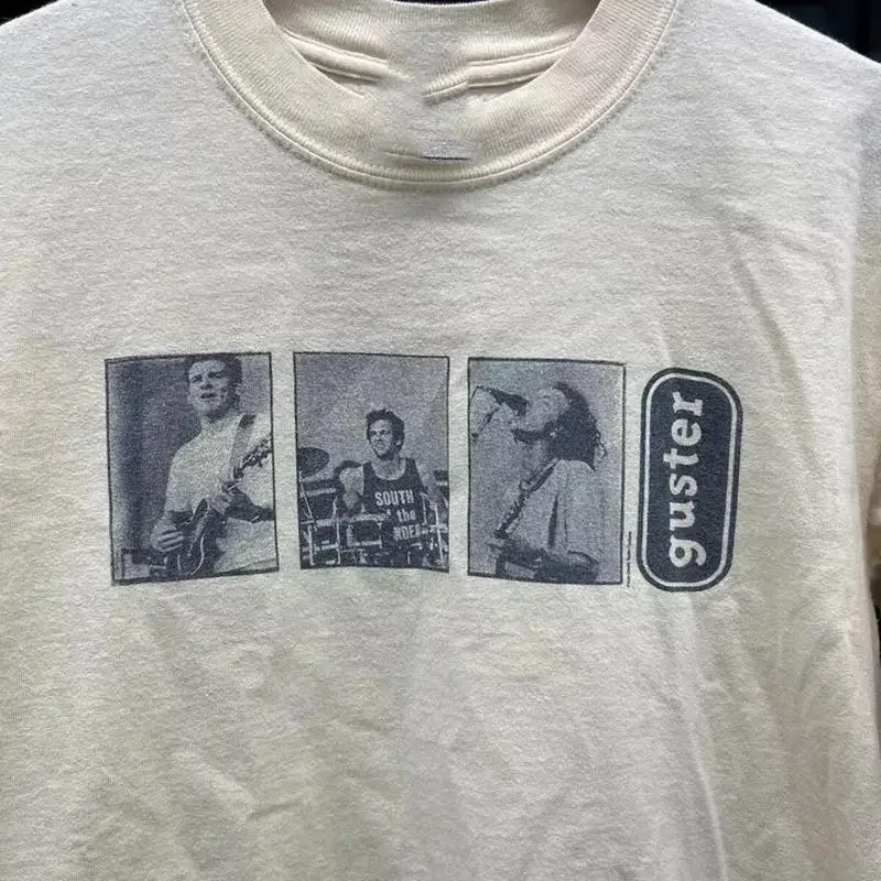 Camiseta Guster Band 1999 de algodão clássico tamanho S 234Xl Us110
